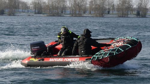 Bateau de sauvetage - 470 PRORAID - Sillinger - bateau de support pour la plongée / bateau de service portuaire / hors-bord