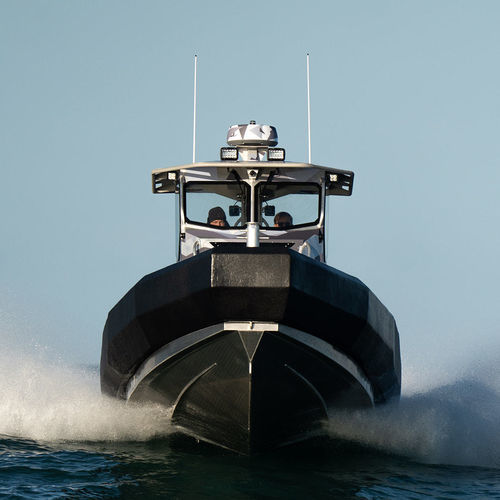 Bateau de surveillance - 755 ALURAID - Sillinger - bateau de sauvetage / bateau de support pour la plongée / bateau de service portuaire