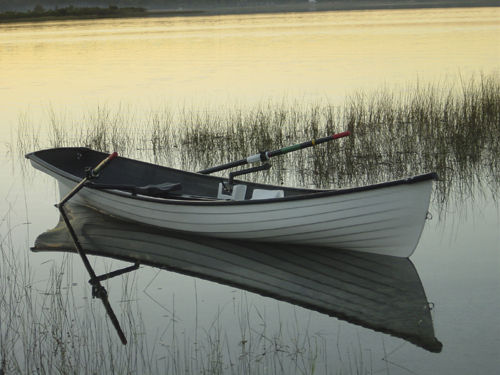 Bateau d'aviron traditionnel - HERITAGE 12 CARBON - Little River - skiff