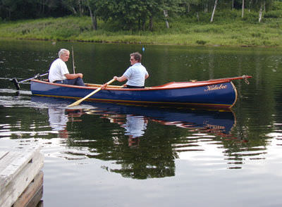 Canoë de pêche - THE KINGFISHER - Northwoods - 2 places / en bois