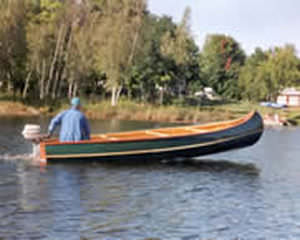 Canoë multiusage - THE VOYAGER - Northwoods - monoplace / en bois