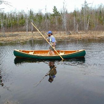 Canoë multiusage - E.M. WHITE - Northwoods - 2 places / en bois
