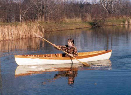 Canoë multiusage - SKIMMER - Northwoods - monoplace / en bois