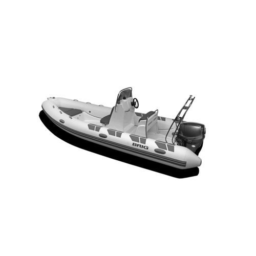 Bateau pneumatique hors-bord - FALCON 570 - Brig - semi-rigide / à console centrale / open
