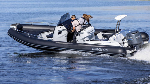 Bateau pneumatique hors-bord - G750 - GRAND Inflatable Boats - semi-rigide / open / à console centrale