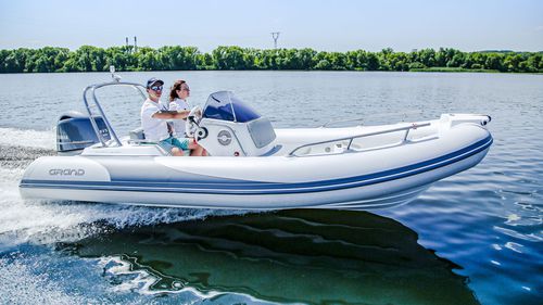 Bateau pneumatique hors-bord - G500  - GRAND Inflatable Boats - semi-rigide / open / à console latérale
