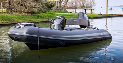 Bateau pneumatique hors-bord - G380 - GRAND Inflatable Boats - semi-rigide / open / à console latérale