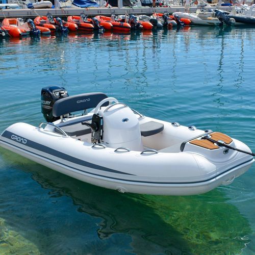 Bateau pneumatique hors-bord - G340 - GRAND Inflatable Boats - semi-rigide / open / à console latérale