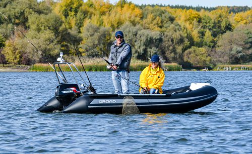 Bateau pneumatique hors-bord - S370N - GRAND Inflatable Boats - semi-rigide / open / à console jockey
