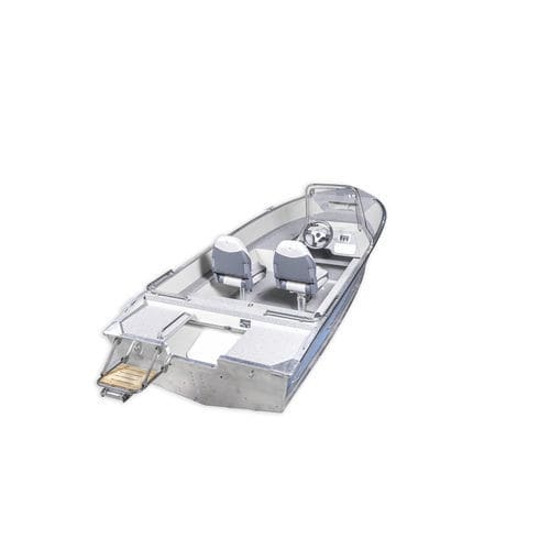 Canot hors-bord - 500 Family - MARINE - open / à console latérale / en aluminium