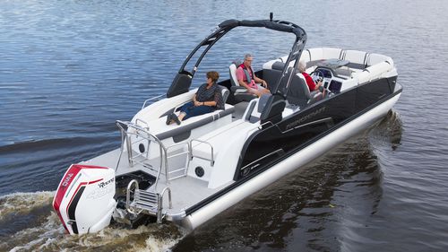 Bateau ponton hors-bord - VOGUE® 27 XT - Bateaux Princecraft - open / à console latérale / de ski nautique