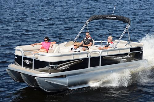 Bateau ponton hors-bord - VECTRA 21 - Bateaux Princecraft - tri-tube / en aluminium / max. 10 personnes