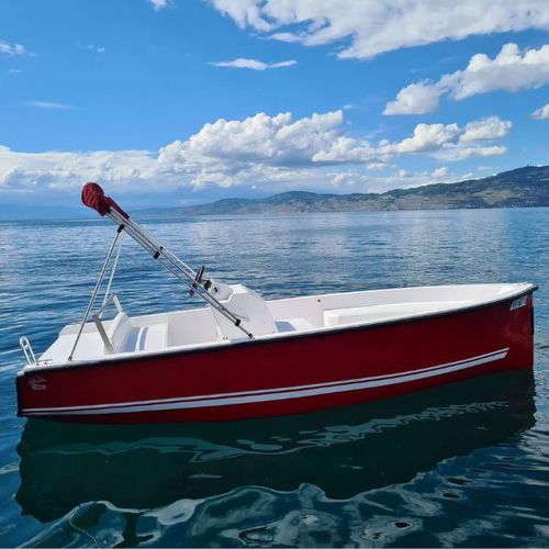 Barque électrique - SENSAS - Ruban Bleu - POD / pour base de loisirs / max. 6 personnes