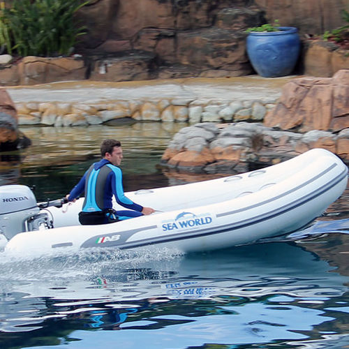 Bateau pneumatique hors-bord - 12 VL - AB Inflatables - semi-rigide / open / pour la pêche