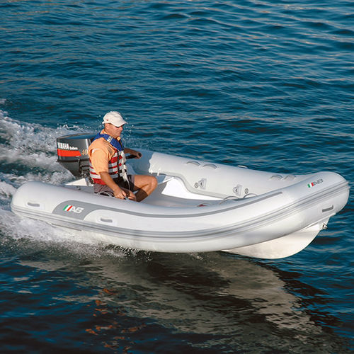 Bateau pneumatique hors-bord - 13 VS - AB Inflatables - semi-rigide / open / en fibre de verre