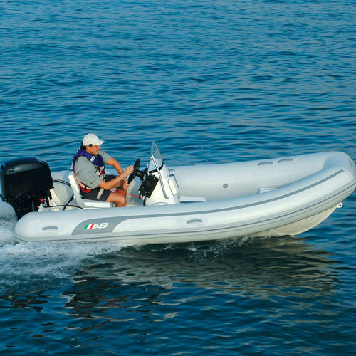 Bateau pneumatique hors-bord - 14 ALX - AB Inflatables - semi-rigide / open / à console latérale