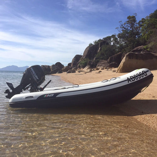 Bateau pneumatique hors-bord - 12 AL - AB Inflatables - semi-rigide / open / en aluminium
