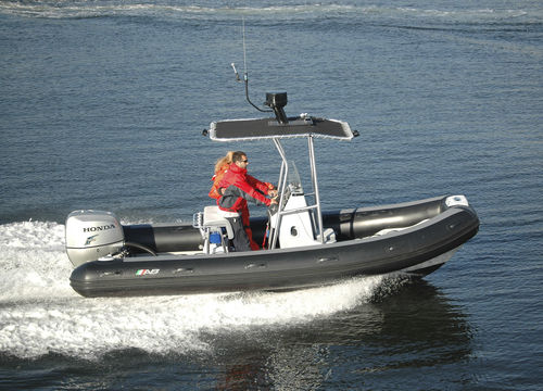Bateau utilitaire - F19 - AB Inflatables - hors-bord / en PRV / bateau pneumatique semi-rigide