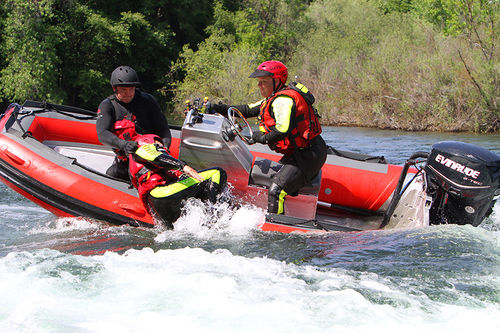 Bateau de sauvetage - A14-S - AB Inflatables - hors-bord / en aluminium / bateau pneumatique semi-rigide