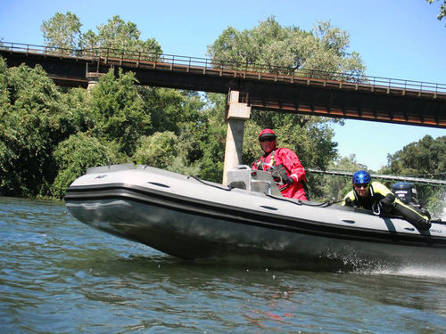 Bateau de sauvetage - A16-S - AB Inflatables - hors-bord / en aluminium / bateau pneumatique semi-rigide