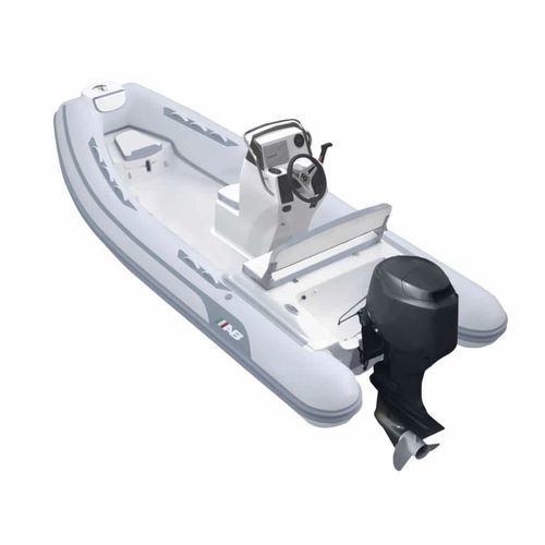 Bateau pneumatique hors-bord - 14 VST - AB Inflatables - semi-rigide / open / à console latérale