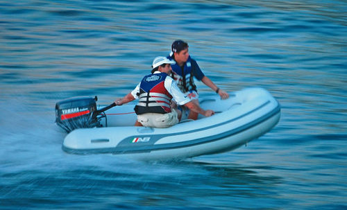 Bateau pneumatique hors-bord - 8 VL  - AB Inflatables - semi-rigide / open / pour la pêche