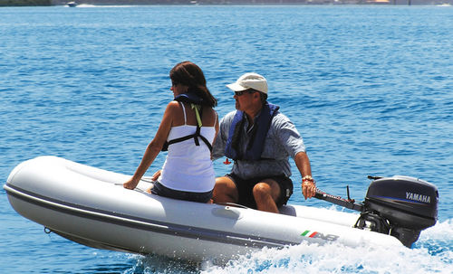 Bateau pneumatique hors-bord - 9 UL - AB Inflatables - semi-rigide / open / en aluminium