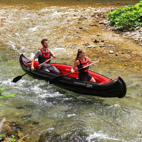 Kayak Gonflable 2 Places N/Z – 312x91x51cm, 180kg, Pompe + Pagaies, Structure PVC à Poutres I