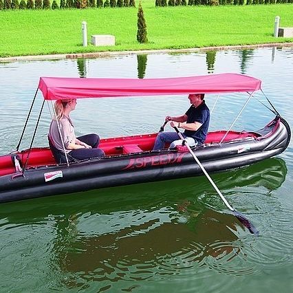 Taud de soleil pour bateau - SPEED - Grabner GMBH, Austria - pour canoës et kayaks / structure en aluminium / en polyester