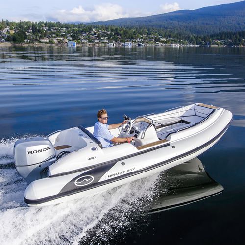 Bateau pneumatique hors-bord - Generation 525 DLX - Walker Bay Boats - RIB / à console centrale / open