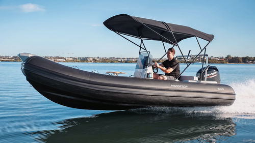 Bateau pneumatique hors-bord - Predator 500 CC - ITALBOATS - essence / RHIB / open