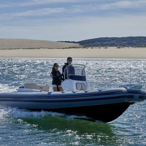 Bateau pneumatique hors-bord - COASTER 580 PLUS - Joker Boat - semi-rigide / open / à console centrale