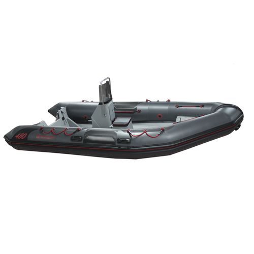 Bateau de support pour la plongée - HD-480 - Narwhal - bateau de recherche scientifique / hors-bord / bateau pneumatique semi-rigide