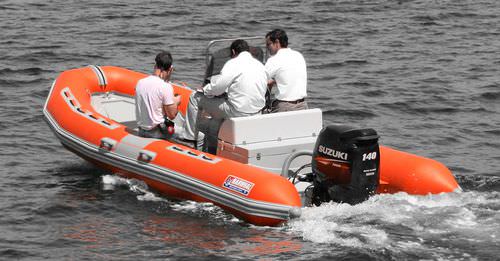 Bateau de support pour la plongée - ONS-550 - Narwhal - bateau de pêche professionnelle / hors-bord / bateau pneumatique semi-rigide