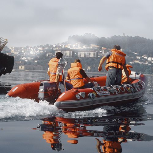 Bateau de sauvetage - SV-480 - Narwhal - hors-bord / bateau pneumatique semi-rigide