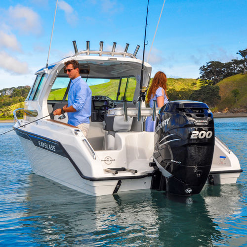 Cabin-cruiser hors-bord - LEGEND 2200 - Rayglass Boats - hard-top / de pêche sportive / 1 cabine