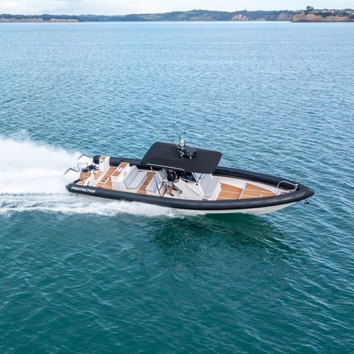 Bateau pneumatique hors-bord - 410 CHASE - Rayglass Boats - bimoteur / semi-rigide / open