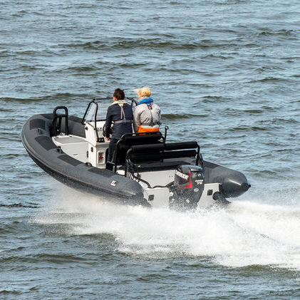 Bateau pneumatique hors-bord - R6 Series - RUPERT MARINE - à console centrale / open / à console jockey
