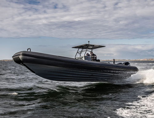 Bateau pneumatique hors-bord - R10 series - RUPERT MARINE - bimoteur / semi-rigide / open