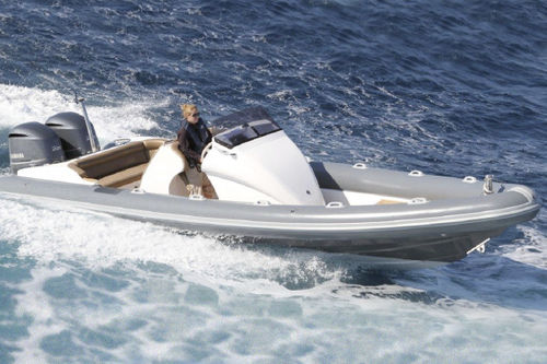 Bateau pneumatique hors-bord - Serket 88 - Scorpion RIBS - bimoteur / semi-rigide / à console centrale