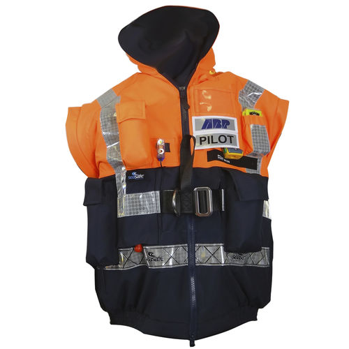 Veste à usage professionnel - Sea Trekker Level 150 - Seasafe Systems Ltd - étanche / respirante / avec gilet auto-gonflable incorporé