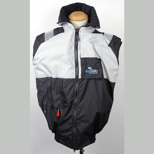 Veste à usage professionnel - Seasafe Systems Ltd - étanche / respirante / avec gilet auto-gonflable incorporé