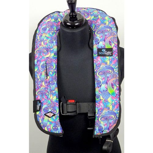 Gilet de sauvetage gonflable - I-Zip – Magic Mushrooms - Seasafe Systems Ltd - 170 N / ISO12402-3 / ISO12401