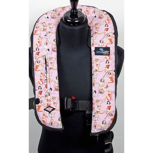 Gilet de sauvetage gonflable - I-Zip – Pin Up Pink - Seasafe Systems Ltd - 170 N / ISO12401 / pour enfant