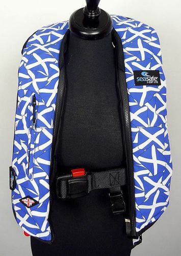 Gilet de sauvetage gonflable - I-Zip – Scottish Flag - Seasafe Systems Ltd - 170 N / ISO12402-3 / ISO12401