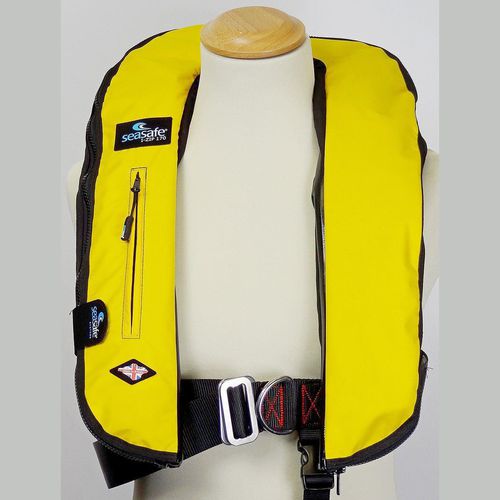 Gilet de sauvetage gonflable - I-Zip Life - Soft Yellow - Seasafe Systems Ltd - 170 N / ISO12402-3 / ISO12401