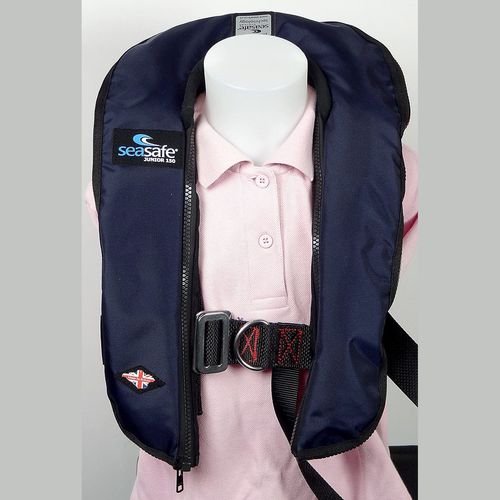 Gilet de sauvetage gonflable - Navy - Seasafe Systems Ltd - 150 N / ISO12402-3 / ISO12401