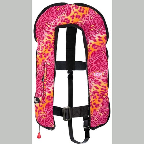 Gilet de sauvetage gonflable - I-Zip – Pink Animal - Seasafe Systems Ltd - 170 N / ISO12402-3 / ISO12401