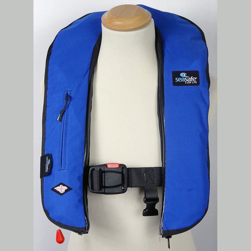 Gilet de sauvetage gonflable - I-Zip - Royal Blue - Seasafe Systems Ltd - 170 N / ISO12402-3 / ISO12401
