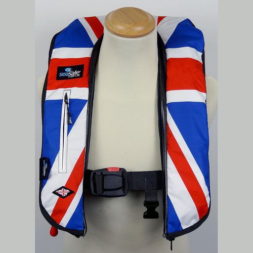 Gilet de sauvetage gonflable - I-Zip – Union Jack - Seasafe Systems Ltd - 170 N / ISO12402-3 / ISO12401